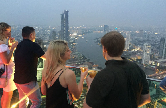 Bangkok: Sirocco, Chinatown & Asiatique Private Night Tour